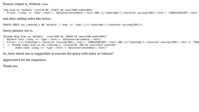 Databases: Understanding "bitmap heap scan" and "seq scan" смотреть онлайн