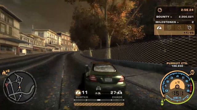 NFS Most Wanted - Last Pursuit in a Mercedes Benz CLK 500 смотреть онлайн