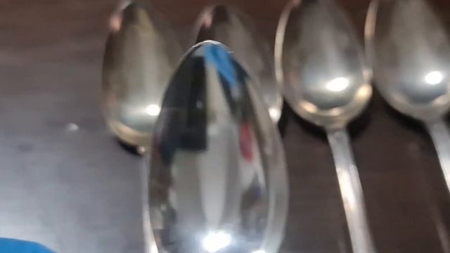 Серебряные ложки Англия , до чистки и после . Барахолка в Израиле . смотреть онлайн