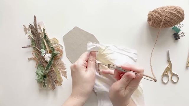 Выбивка по ткани как необычный декор основы работы смотреть онлайн