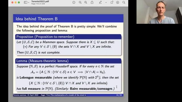The mathematics of a model of the mind in psychology. смотреть онлайн