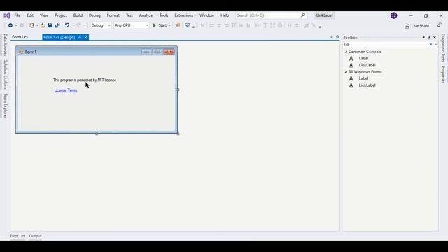How to use linkLabel control in windows form c# | Windows form | C# tutorial смотреть онлайн