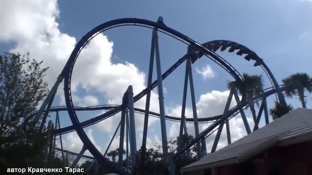 Самые СТРАШНЫЕ аттракционы! Аттракцион Manta Roller Coaster смотреть онлайн