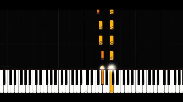 Pigstep - Minecraft OST (EASY Piano Tutorial) смотреть онлайн