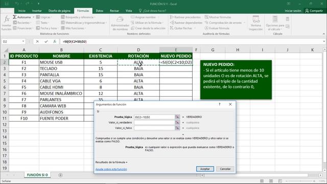 Cómo usar fácilmente la función SI O en Excel + Ejercicio | Microsoft Excel смотреть онлайн