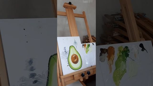 Рисуем авокадо маслом смотреть онлайн