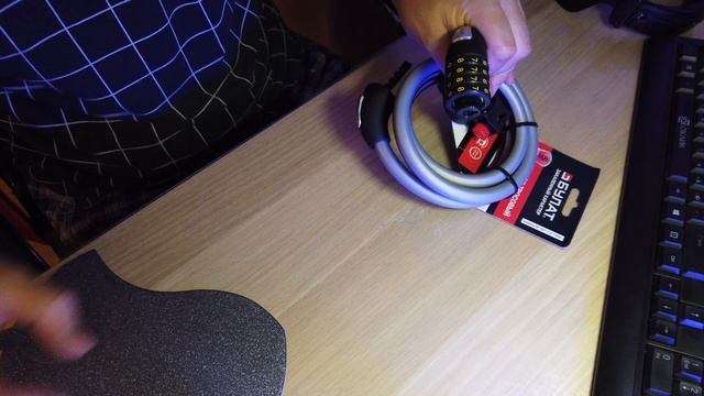 Велосипедный кодовый замок. Тросовый замок Булат ВС 557. Инструкция. Как пользоваться?