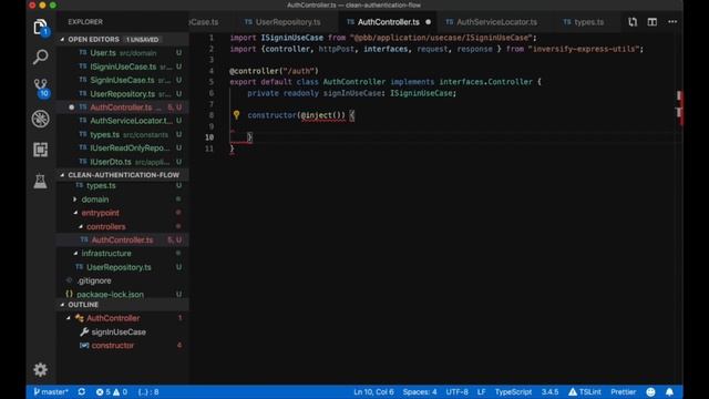 Clean Authentication with Typescript+Inversify+DDD смотреть онлайн