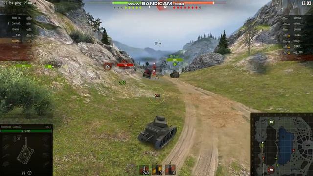 WorldOfTanks 2022 i3-2350M/6Gb/Nvidia 720M 1Gb смотреть онлайн