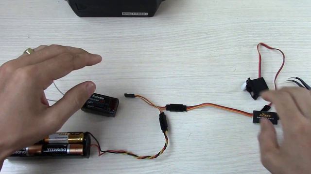 Futaba 8fg + FrSky S.BUS To PWM Decoder = 12Ch