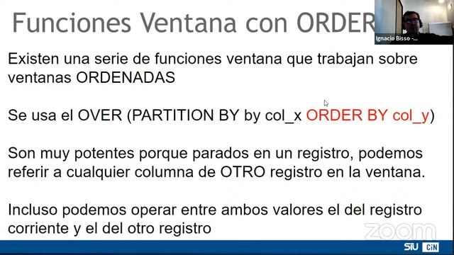 Webinar PostgreSQL - Funciones ventana смотреть онлайн