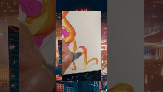 как нарисовать котика с пончиком 2 часть смотреть онлайн