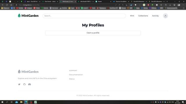 Оформляем NFT профиль Chia (DID на Mintgarden) смотреть онлайн