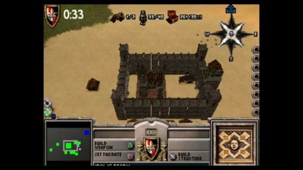 PlayStation Classic Gameplay - Ballerburg Castle Chaos