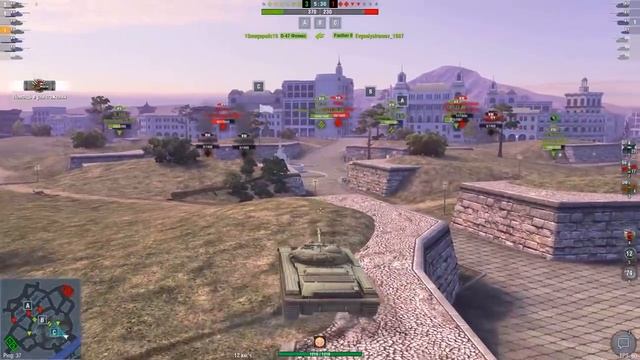 Подробности черной пятницы! Обзор M48A2 RÄUMPANZER WoT Blitz смотреть онлайн