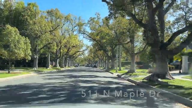 Поездка по Beverly Hills. Цены на Недвижимость. Дома знаменитостей. смотреть онлайн
