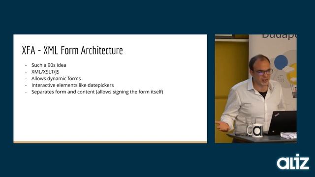 Filling XFA PDF forms for fun and profit | Ármin Scipiades | Google Cloud Budapest Meetup смотреть онлайн