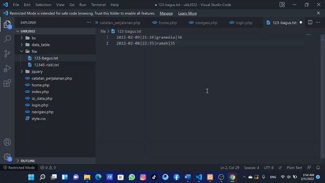 Pembuatan aplikasi catatan perjalanan sederhana UKK 2022 part 3 (Akhir) смотреть онлайн