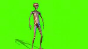 танцующий инопланетянин