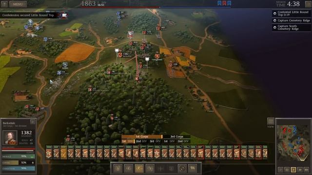 Devils Den - Battle of Gettysburg - Ultimate General: Civil War смотреть онлайн