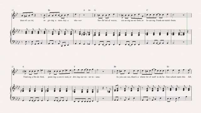 Cornet - Today Is Gonna Be A Great Day - Phineas & Ferb - Sheet Music, Chords, & Vocals смотреть онлайн