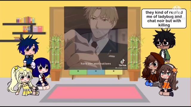 MLB React To Adrien+Marinette As Loid+Yor (Spyxfamily)