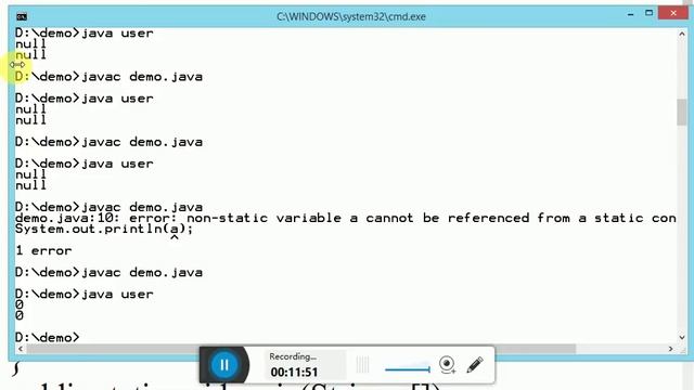 variable in java by sandeep sir смотреть онлайн