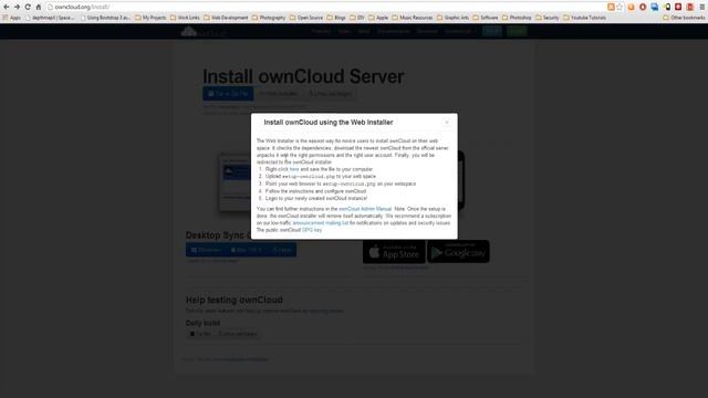 Installing Owncloud смотреть онлайн