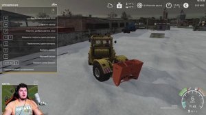 ВЫПАЛ СНЕГ В ДЕРЕВНЕ - ЧИСТИМ СНЕГ в СУРОВОЙ РОССИИ в FArming Simulator