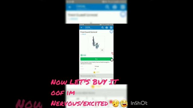 GETTING THE FROST GUARD GENERAL IN ROBLOX!!!?? смотреть онлайн