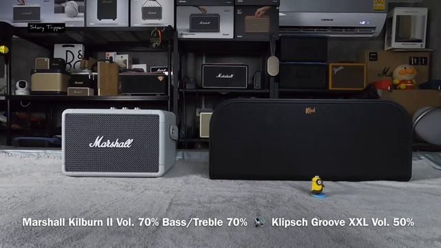 Marshall Kilburn 2 vs Klipsch Groove XXL смотреть онлайн