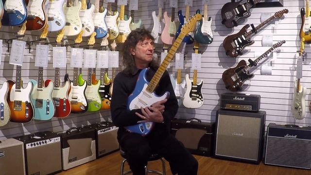 Frank's Blog #42: Lake Placid Blue over Pink Paisley on this Fender Custom Shop Strat смотреть онлайн