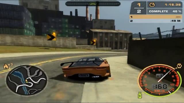 Challenging Black List 7 Using Mazda RX7 In NFS Most Wanted