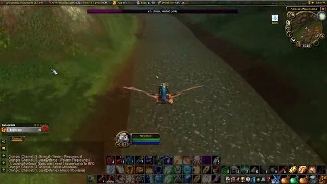 WoW classic era - HARDCORE - DEATH = DELETE 40 Priest leveling смотреть онлайн