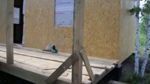 ?Маленький Дачный ДОМИК  3⃣✖6⃣  СВОИМИ РУКАМИ / теплая бытовка за ЛЕТО! ?