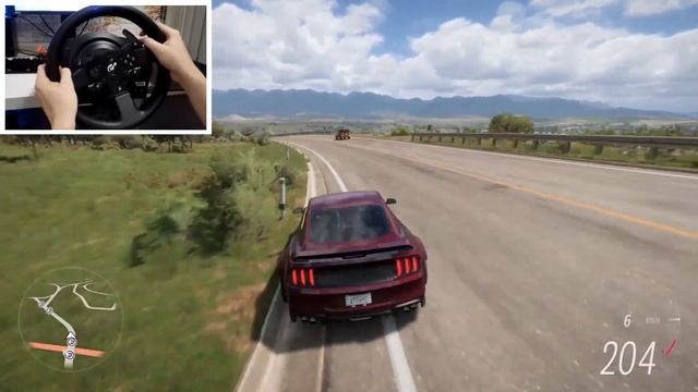 Ford Mustang RTR Spec 5 2018 - Forza Horizon 5 | Steering Wheel (Thrustmaster T300RS) Gameplay смотреть онлайн