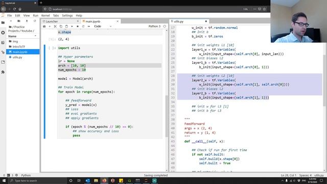 Introduction to Tensorflow 2.0 (no keras): Part 4 - Forward Propagation, Cont. смотреть онлайн