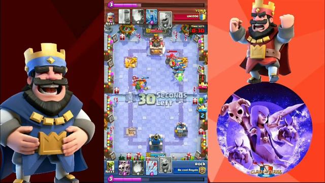 GRAVE GUARDS BEST BATTLE HEALER DECK || CLASH ROYALE смотреть онлайн