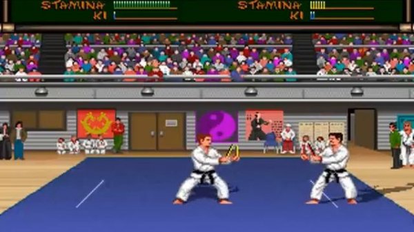 Budokan (1989) MS-DOS PC Game Playthrough