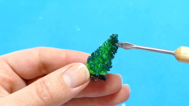 DIY МИНИ НОВОГОДНЯЯ ЕЛКА ?КАК СДЕЛАТЬ СВОИМИ РУКАМИ?! смотреть онлайн