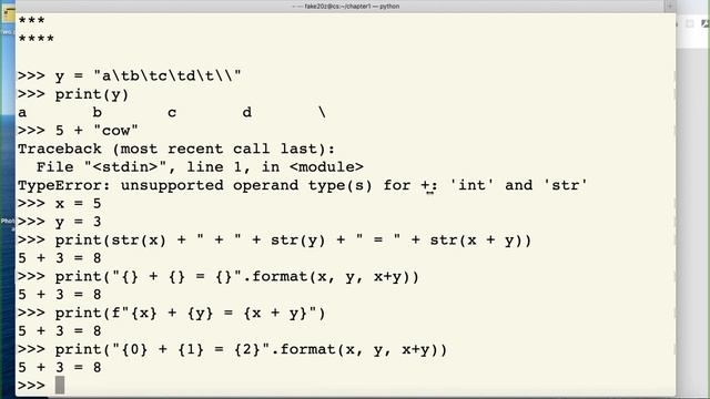 chapter0Part5, Text Formatting with Strings and Writing a Python Program смотреть онлайн