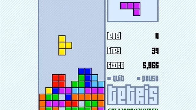 Tetris Championship 凸 Puzzle Retro Game, Online Flash Tetris, Tetris Challenge
