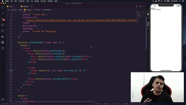 CRIANDO SEU PRIMEIRO APLICATIVO | CLONE DO INSTAGRAM COM REACT NATIVE смотреть онлайн