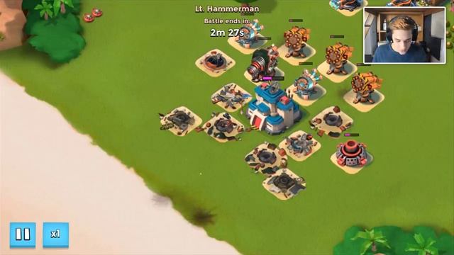 Boom Beach INSANE Hammerman Strikes Back Challenge! Defending Hammerman! смотреть онлайн