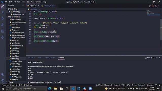 6. Random & String modules in Python смотреть онлайн