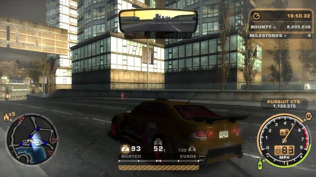 Need for Speed Most Wanted IS 300 Pursuit #3 смотреть онлайн