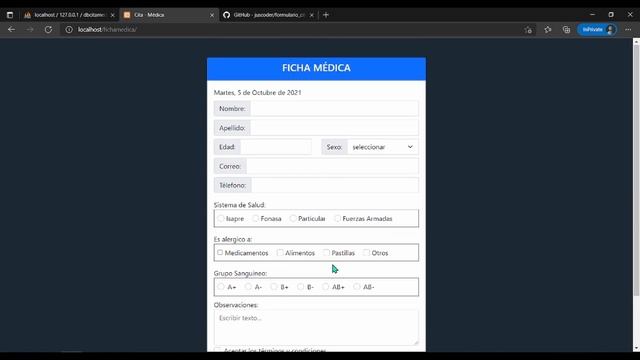 Registrar Datos de un Formulario en MYSQL con PHP y Mostrar Registro смотреть онлайн