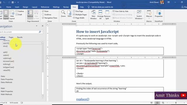 Hindi: Split Word document into half смотреть онлайн