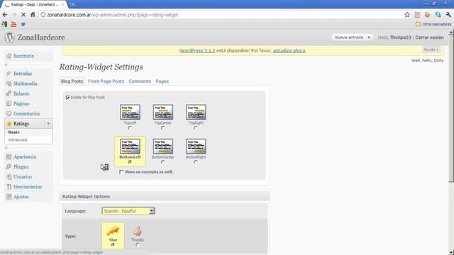 Wordpress Plugin | Calificar posts con likes/estrellas (Rating-Widget) смотреть онлайн