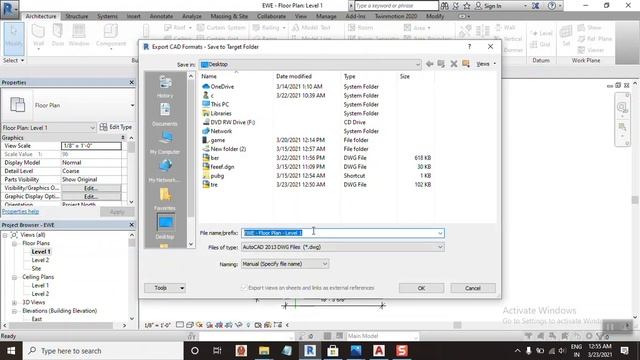 How do I export a Revit file(rvt) to Autocad(dwg). смотреть онлайн